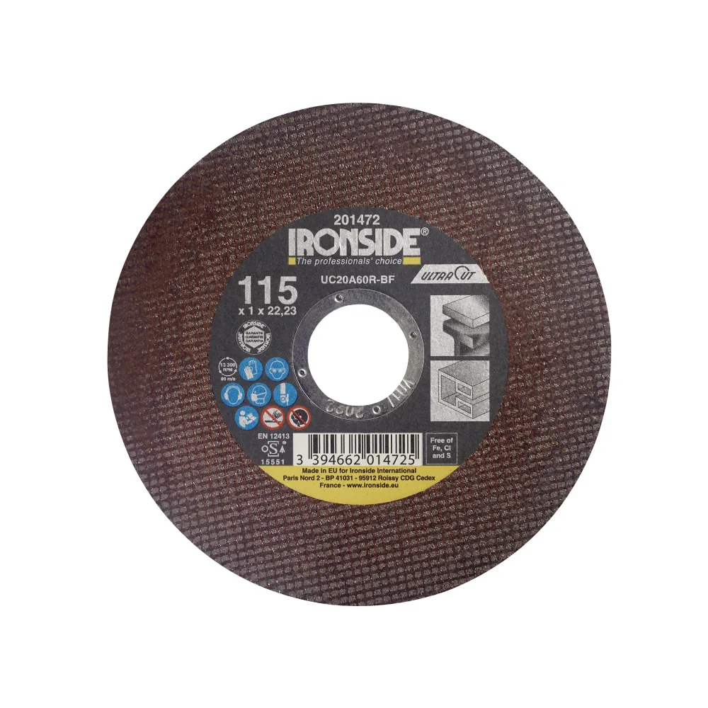 Ironside Ultracut Kapskiva 115 cm 115x1,0x22 mm