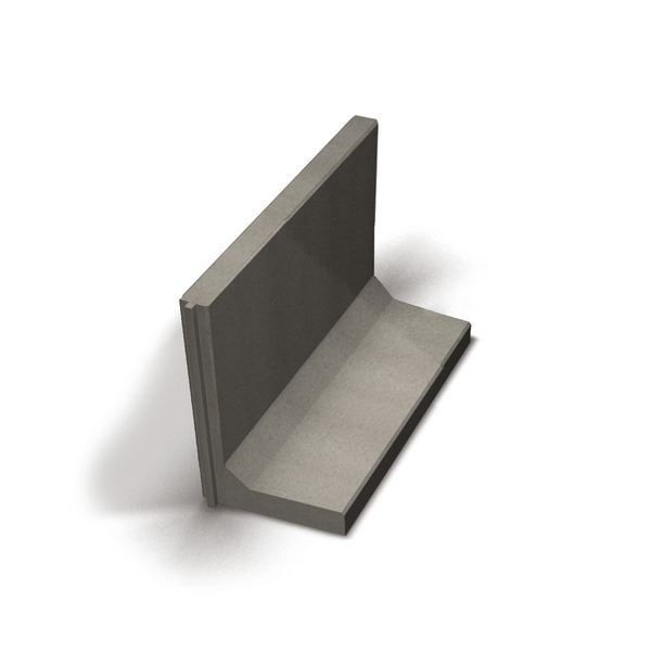 MUR BENDERS L-STÖD 20KN GRÅ1600X1000 A, 1600X1000MM 2859707A