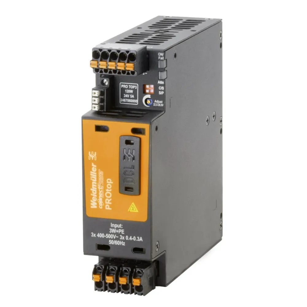 Weidmüller PRO TOP3 Nätaggregat 3-fas 240 W, 24 V, 10 A