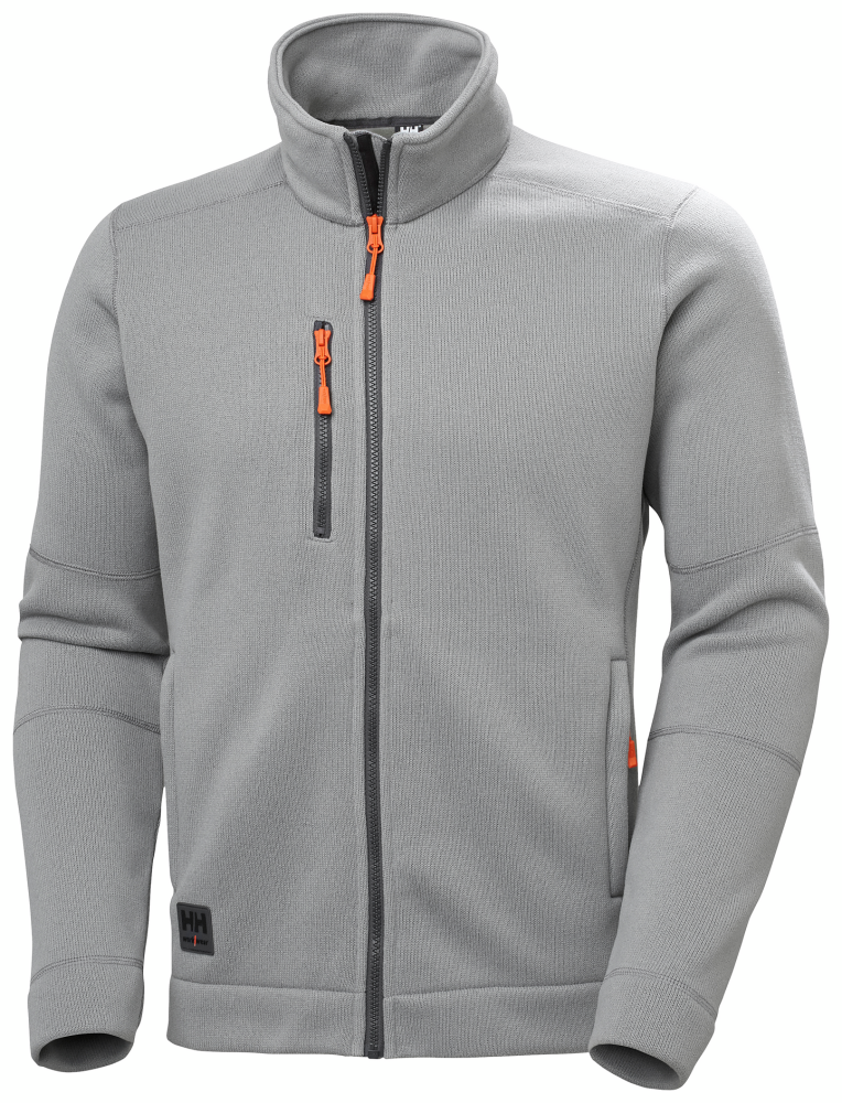 FLEECEJACKA HELLY HANSEN KENSINGTON STICKAD, POLARTEC LJUSGRÅ 2XL