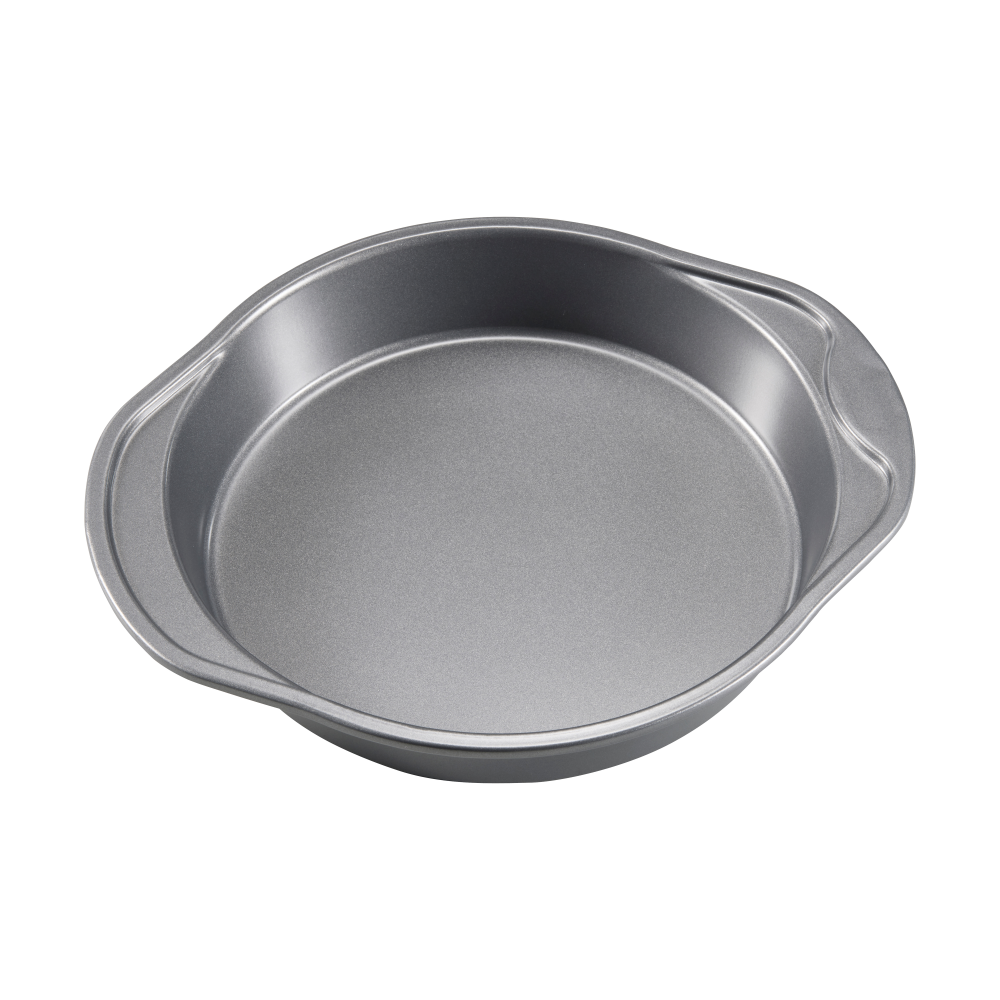 Karabo bakform Ø24,5 cm, Gråsvart