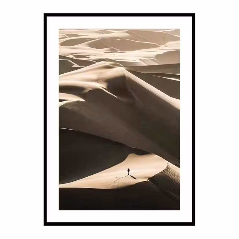 Poster Gallerix Walking In Desert Storlek: 21x30 cm