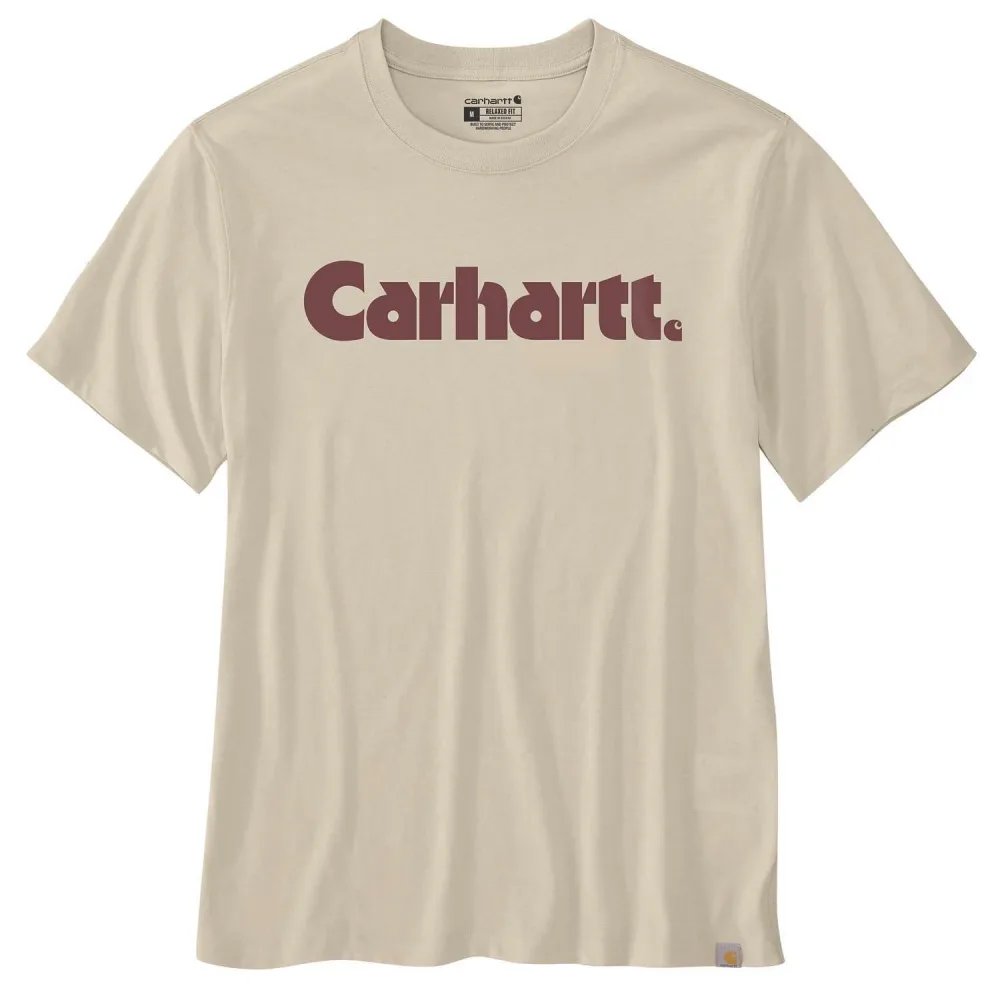 Carhartt Lightweight Logo Graphic T-Shirt Vit
