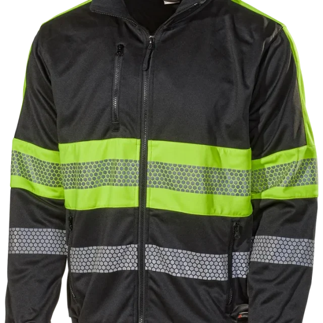L.Brador 6112P Varseltröja svart/hi-vis gul, klass 1 L