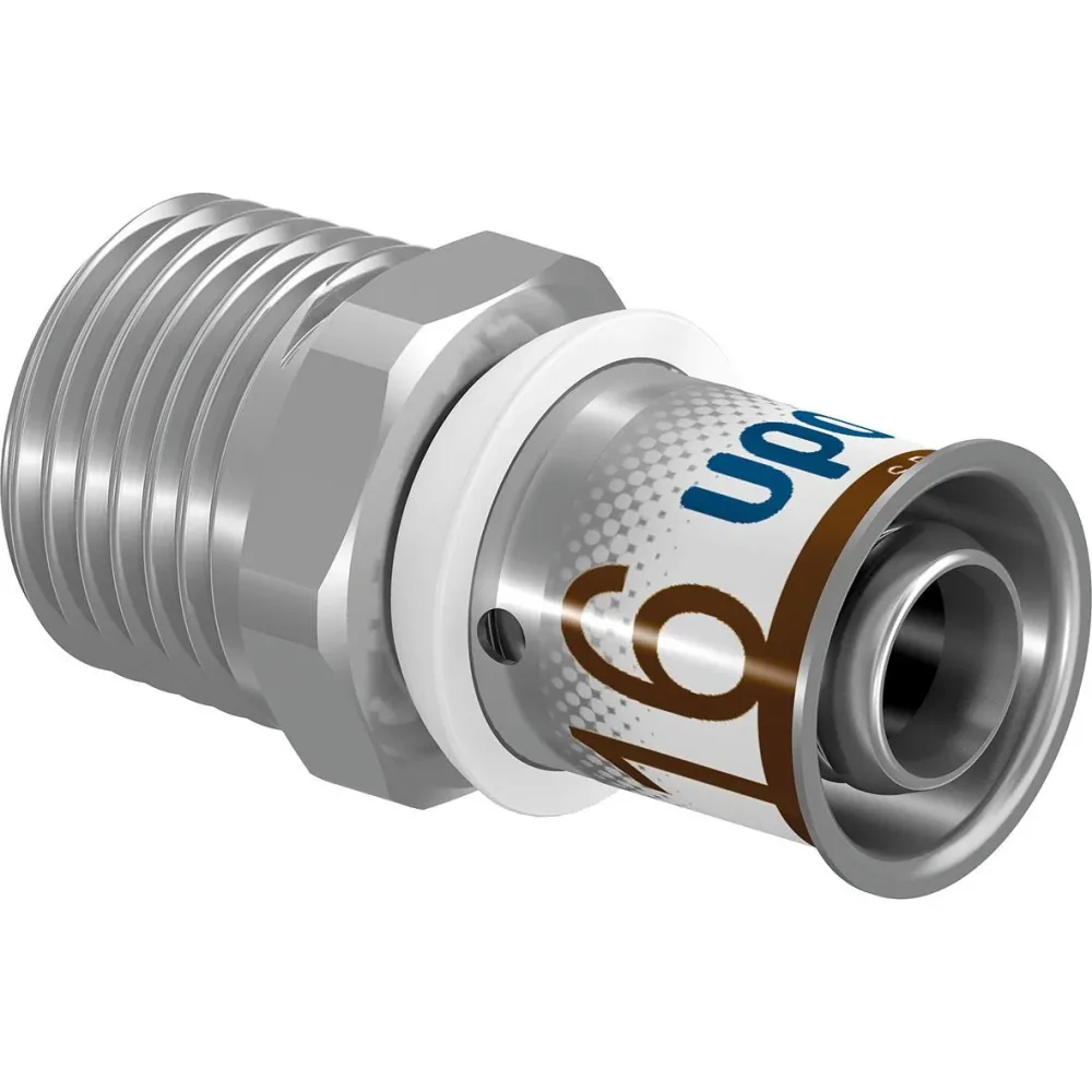 Uponor S Press Plus 1899413 Övergång rak, utvändig gänga 20 x 15 mm - Bild 2