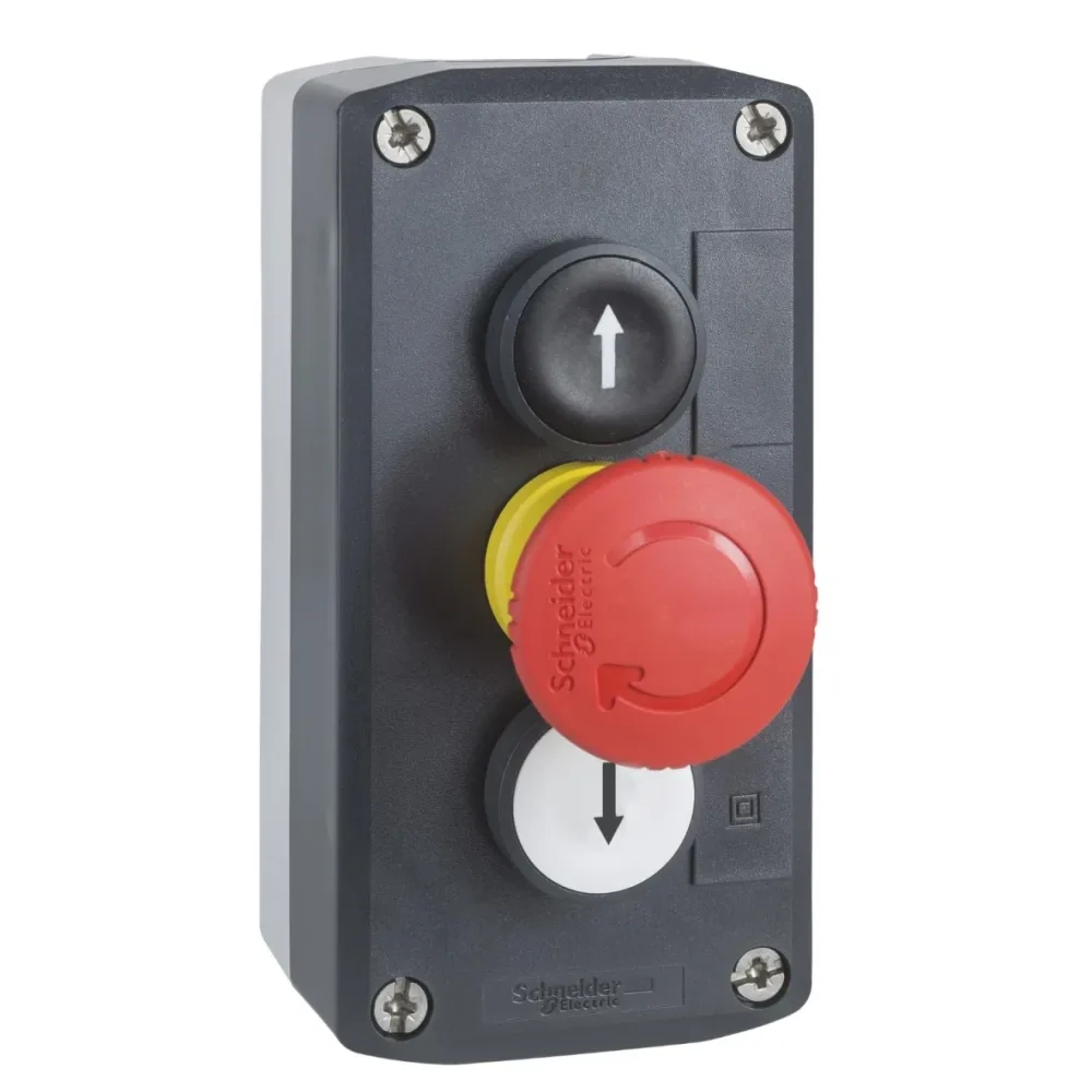 Schneider Electric XALD328 Tryckknappslåda med signallampa, komplett