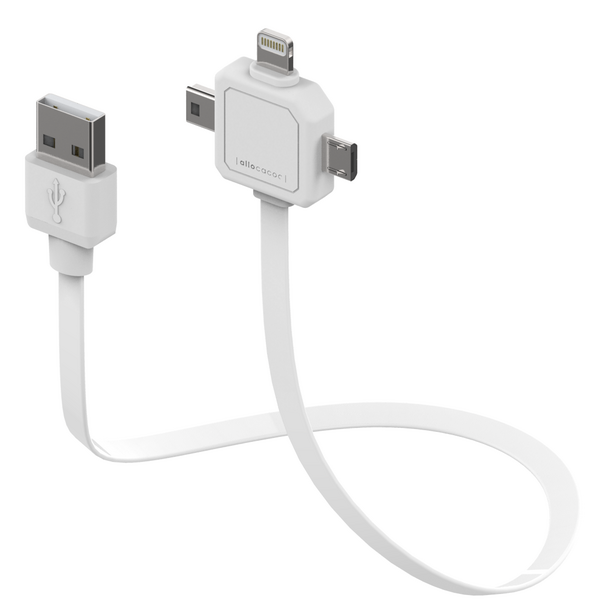 LADDKABEL USB 3VÄGS 1,5M