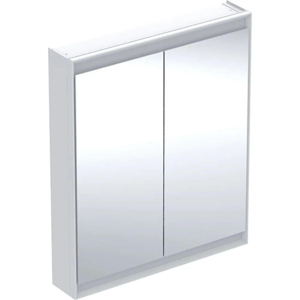 Geberit ONE 505.812.00.1 Spegelskåp 75 cm, 2 dörrar Aluminium