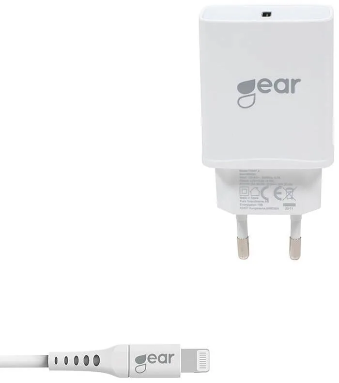 Gear 665114 Väggladdare med 1m kabel