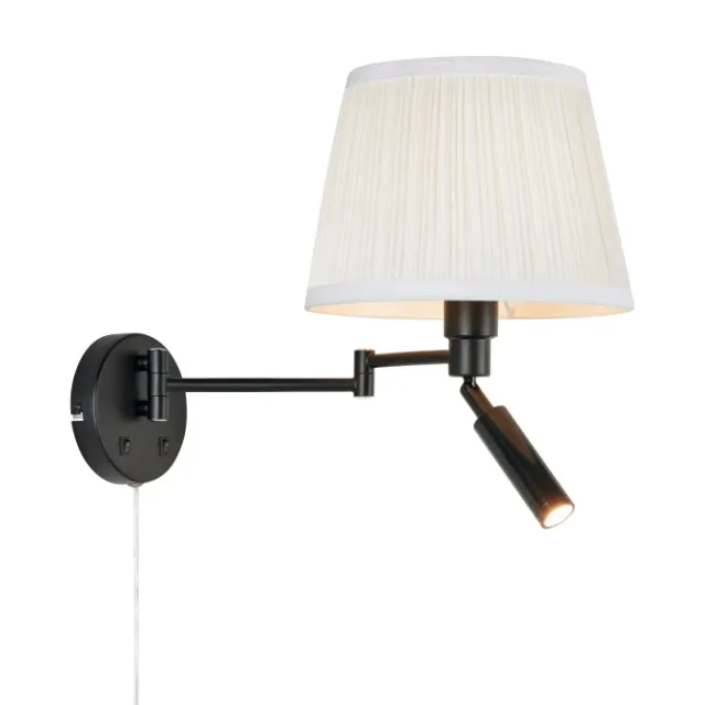 Markslöjd Pivot 109017 Vägglampa Vit/antik mässing