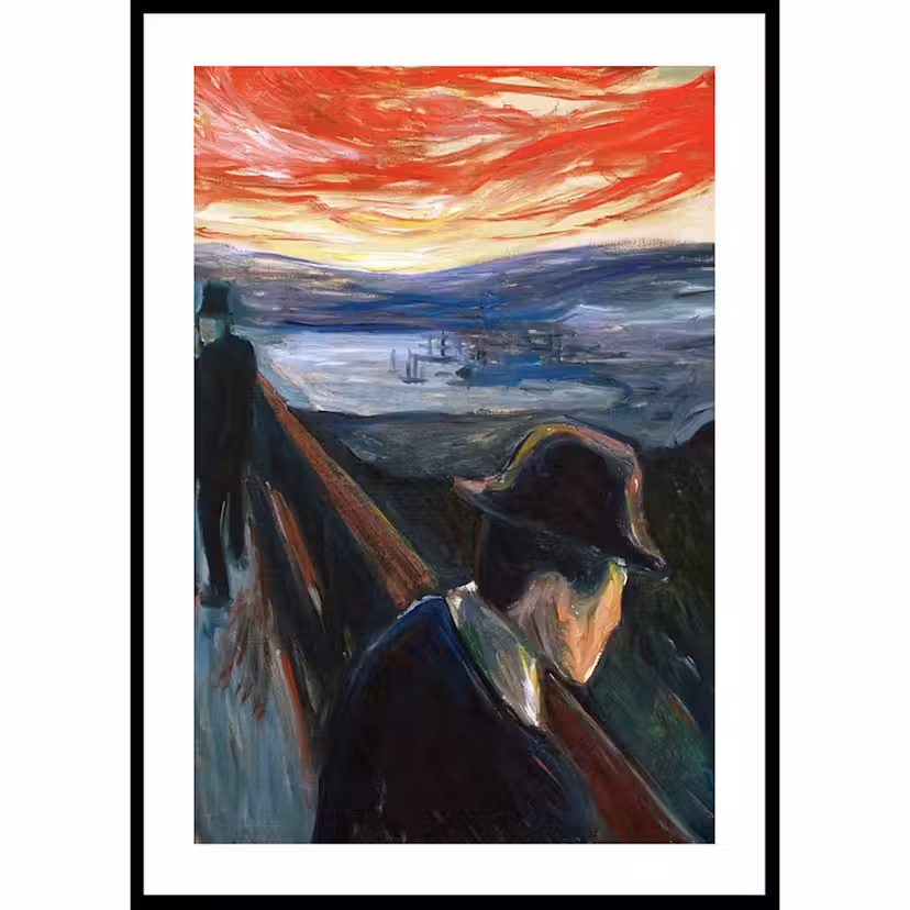 Poster Gallerix Despair By Edvard Munch Storlek: 100x70 cm