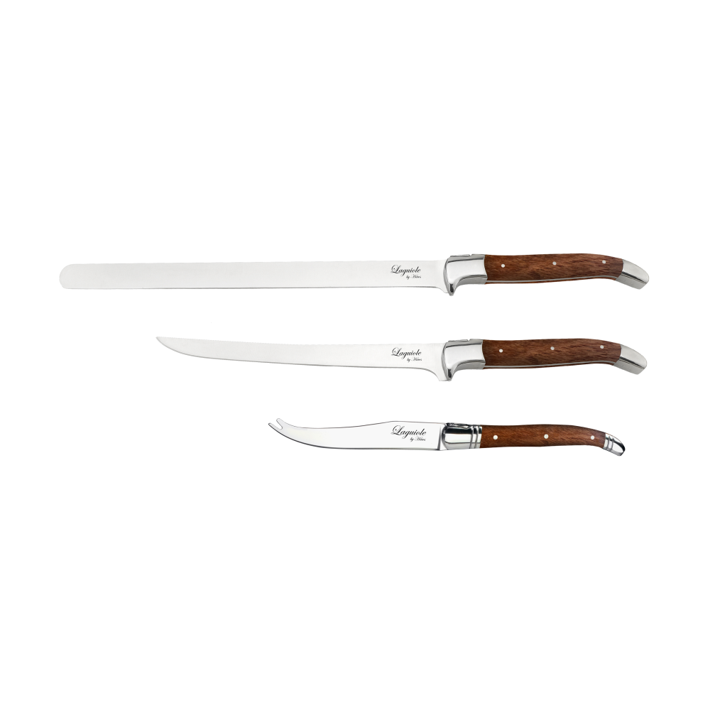 Laguiole By Hâws knivset 3-delar, Rosewood