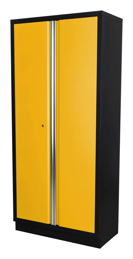 PELA 531978 Högskåp 915x458x2000 mm, gul/svart