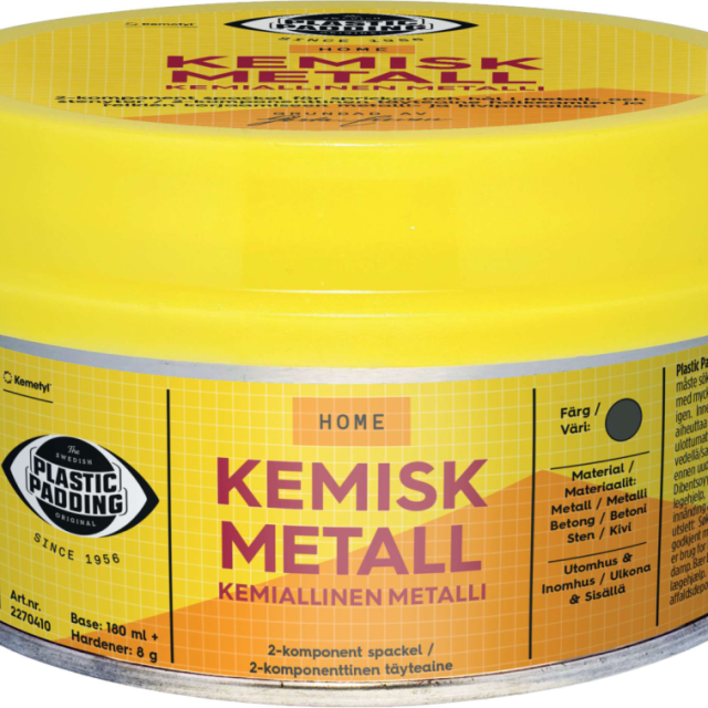 PP KEMISK METALL 180ML PLASTIC PADDING