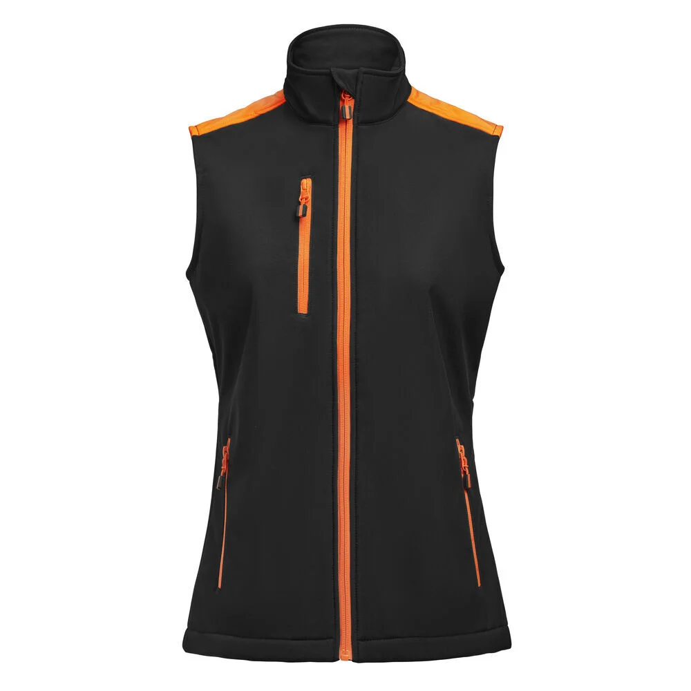 Printer Softshell 2261084 Väst svart/orange S