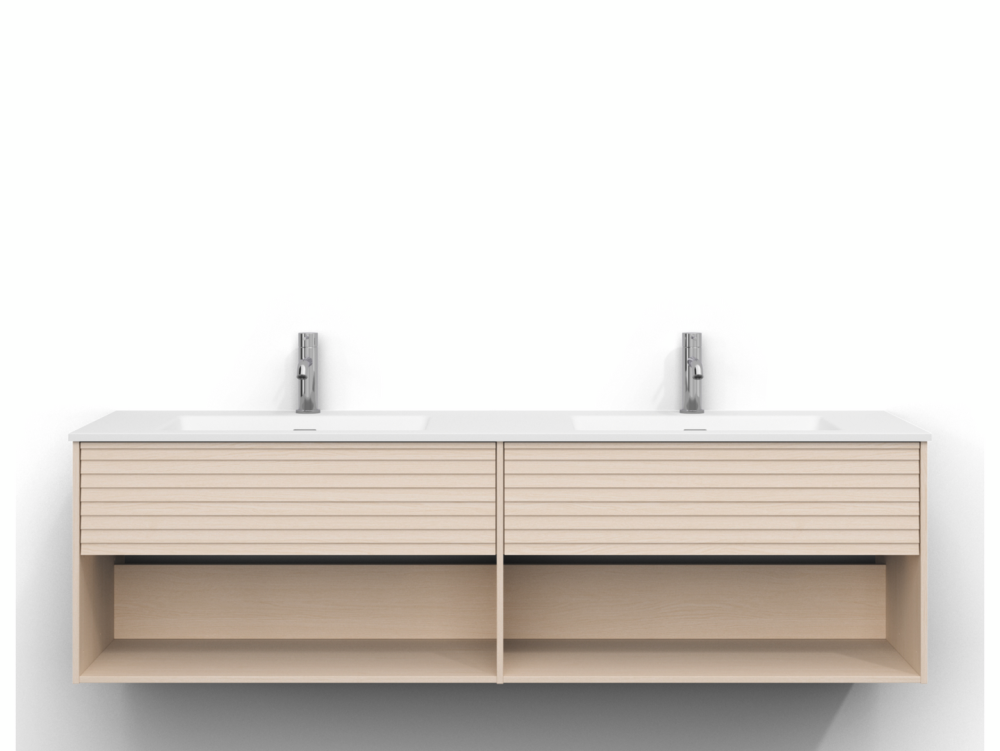 EPOS SVEDBERGS TVÄTTSTÄLLSSKÅP 160 V.ASK 1+1L JAL, 1+1L PUSH 159X45X45CM