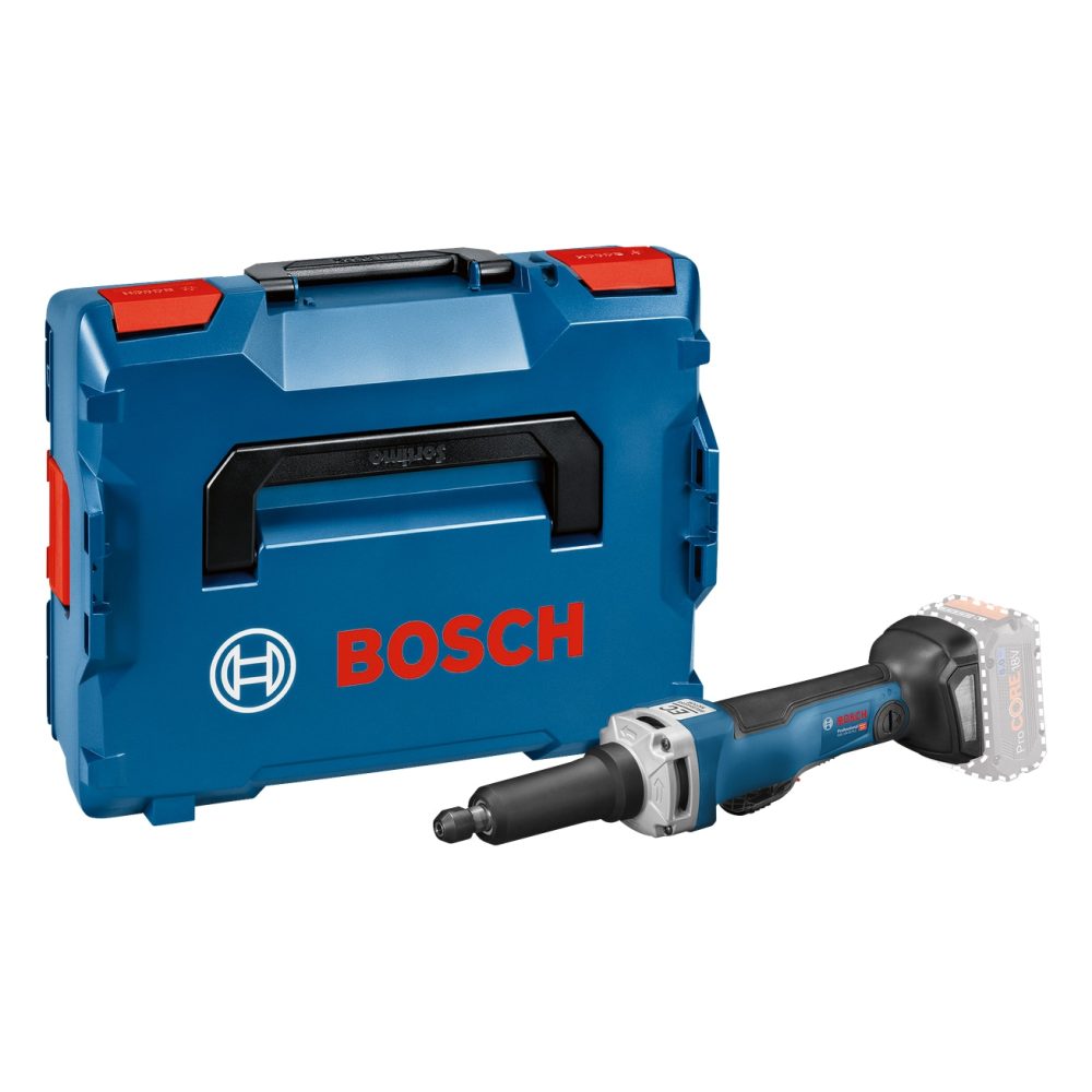 Kjøp Bosch Rett slipemaskin GGS 18V-23 PLC, uten batteri & lader i L-BOXX.