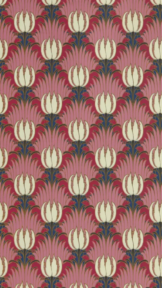 Morris & Co - Tulip & Bird Amaranth & B Bedford Park Wallpapers