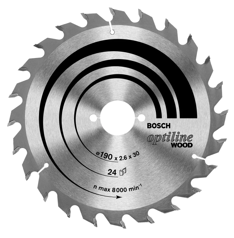 Bosch OPTIL-WOOD Cirkelsågklinga 250 mm