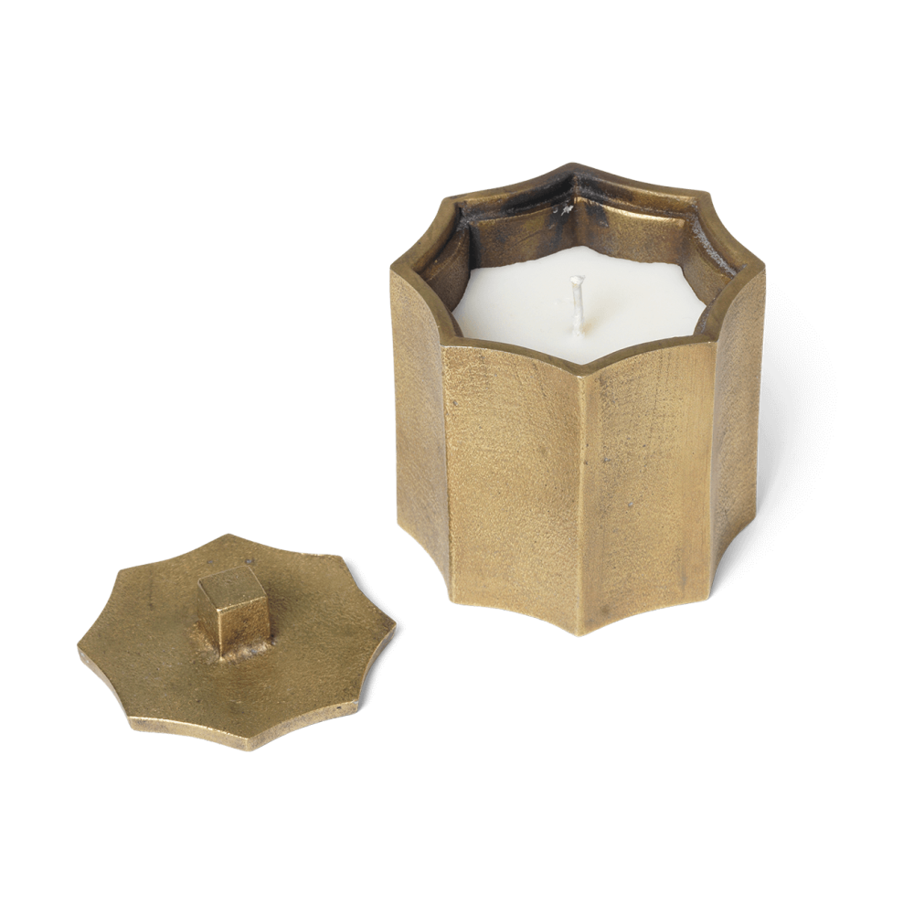 Otte doftljus 23 h, Brass finish
