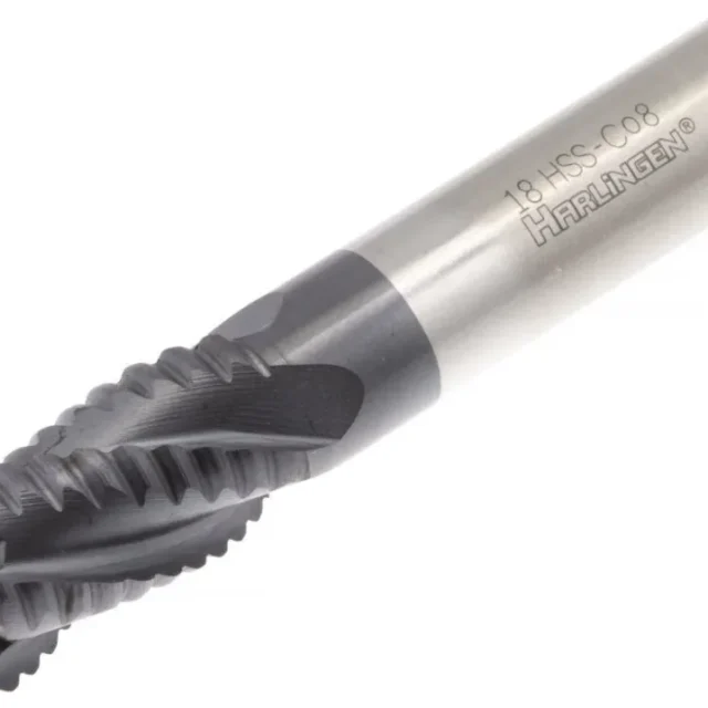 Harlingen 508300 Skrubbfräs 4-skärs, för metall 6 mm
