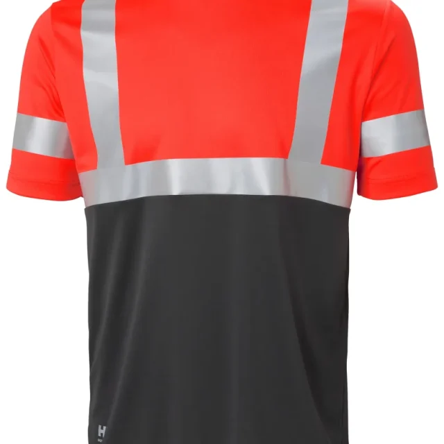Helly Hansen Workwear Addvis 79254_269 T-shirt orange/svart, varsel 4XL