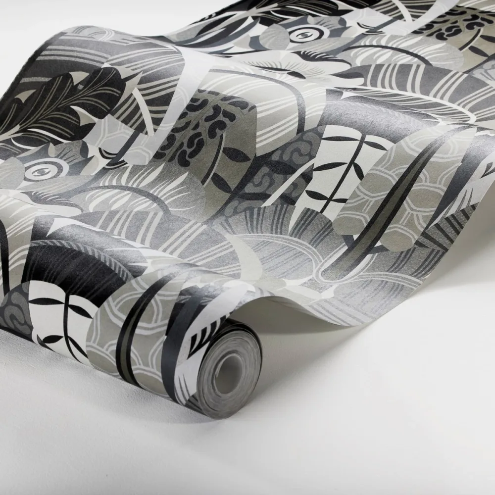 Tapet Swedish Designers Hypnotic Safari 2068 Grå Grafisk - Bild 3