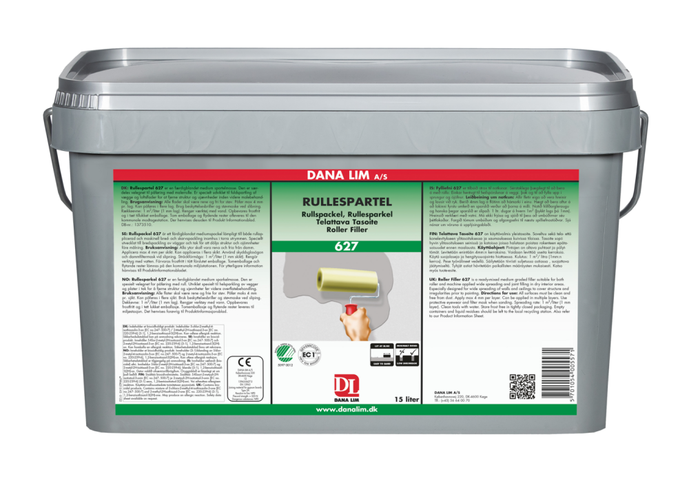 VÄGGSPACKEL DANA LIM RULLSPACKEL 627, 15L