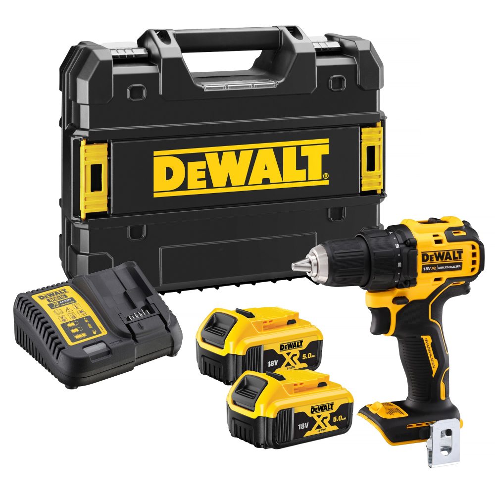 Kjøp Dewalt Skruetrekkere 18V, DCD708P2T, med 2stk batterier & lader.