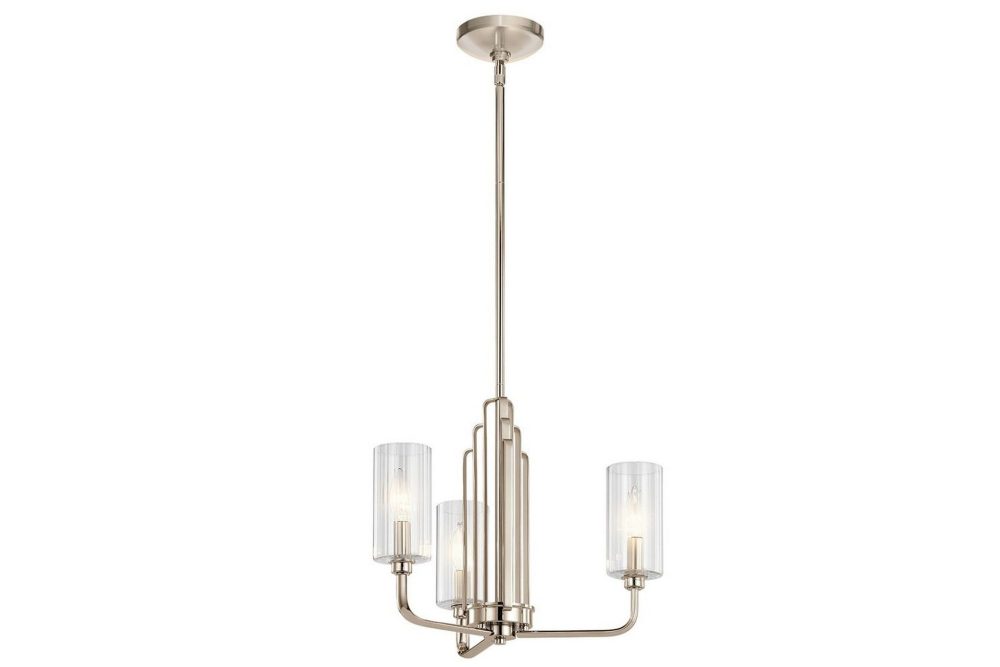 Ljuskrona Kichler Kimrose 374x459 mm, Polerad Nickel