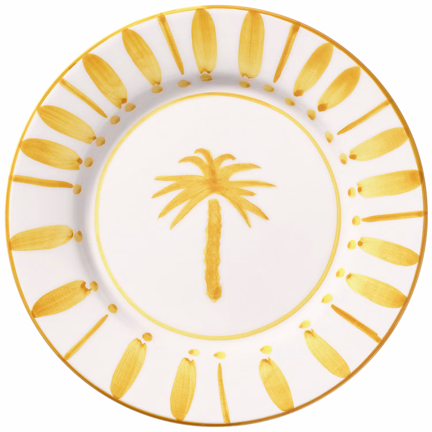 Cannes Assiett 22 cm, Gul