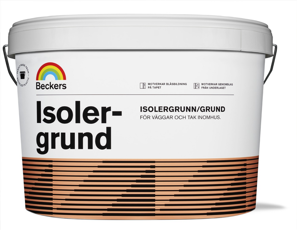ISOLERGRUND BECKERS VIT 4L MATT NIKOTIN/SOT/VATTENSKADAT