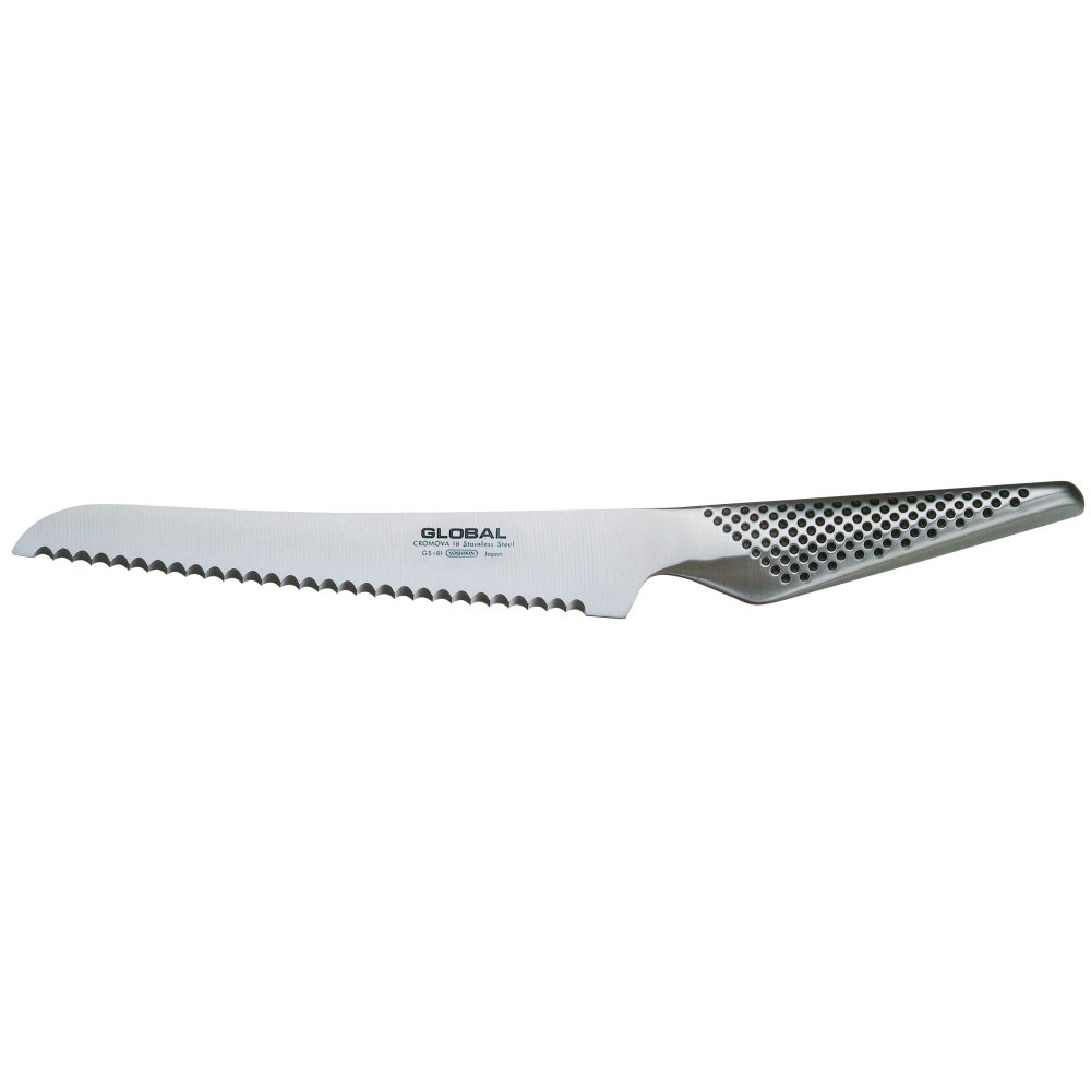 Global GS-61R brödkniv 16 cm tandad, rostfritt stål