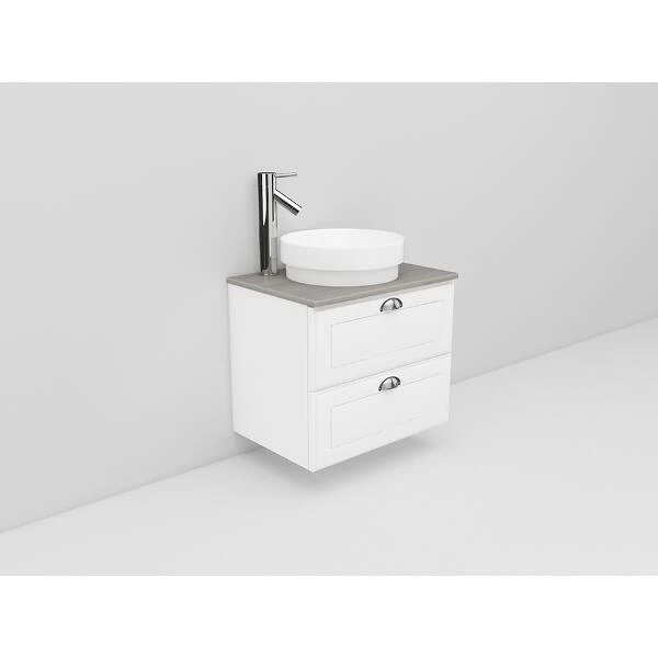 Badrumsmöbel Flexline Modell 12 60cm, Vit, Fasad Ram | Stuvbutiken - Bild 2