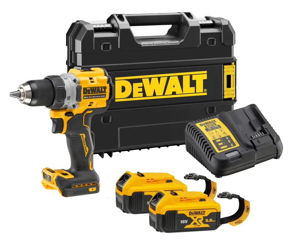 Dewalt DCD800P2LRT-QW Borrskruvdragare med batteri och laddare