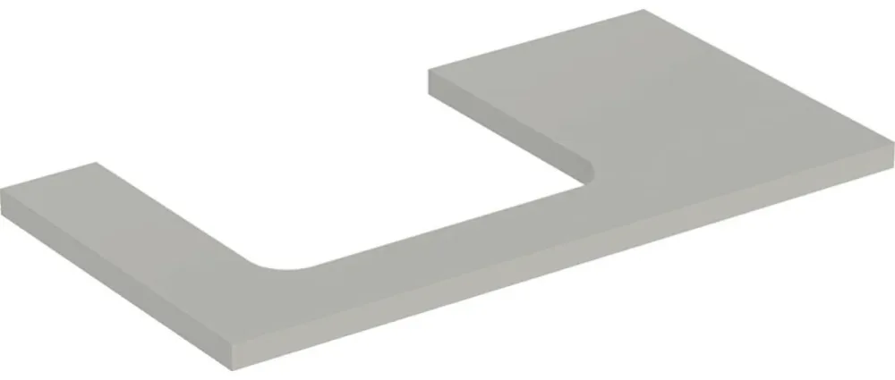 Geberit ONE 505.303.00.7 Bänkskiva 90 cm Grå