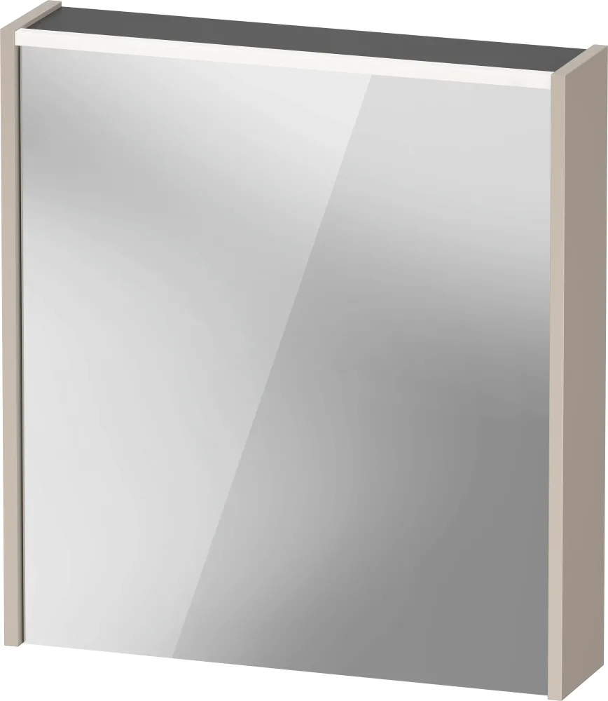 Duravit D-Code Spegelskåp 650x148x700, högeröppnade Mattvit - Bild 2