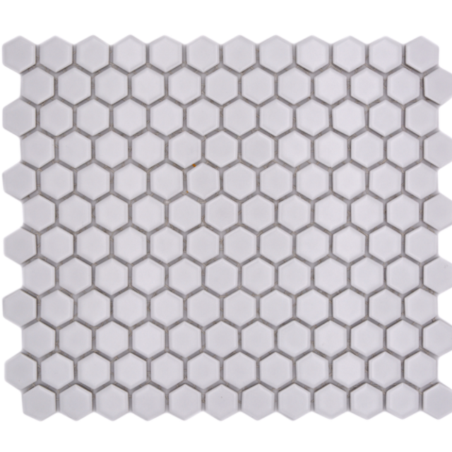 HEXAGON CELLO 26X30 WHITE MATT, HX055 (K)