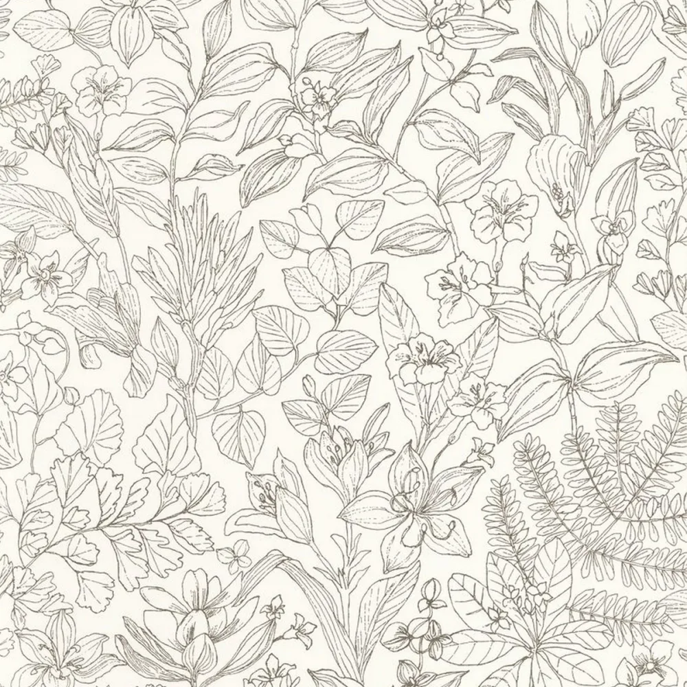 Gardens Esquisse Noir Gravure Gadn87599267 Tapet | Stuvbutiken