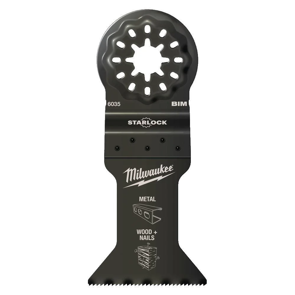 Milwaukee SL BIM WM43X47 Instickssågblad 43 x 47 mm, Starlock