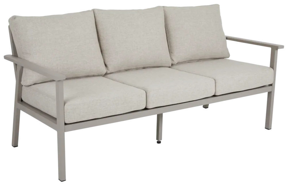 Brafab Samvaro High Soffa 3-sits Vit/Pearl Grey - Bild 2