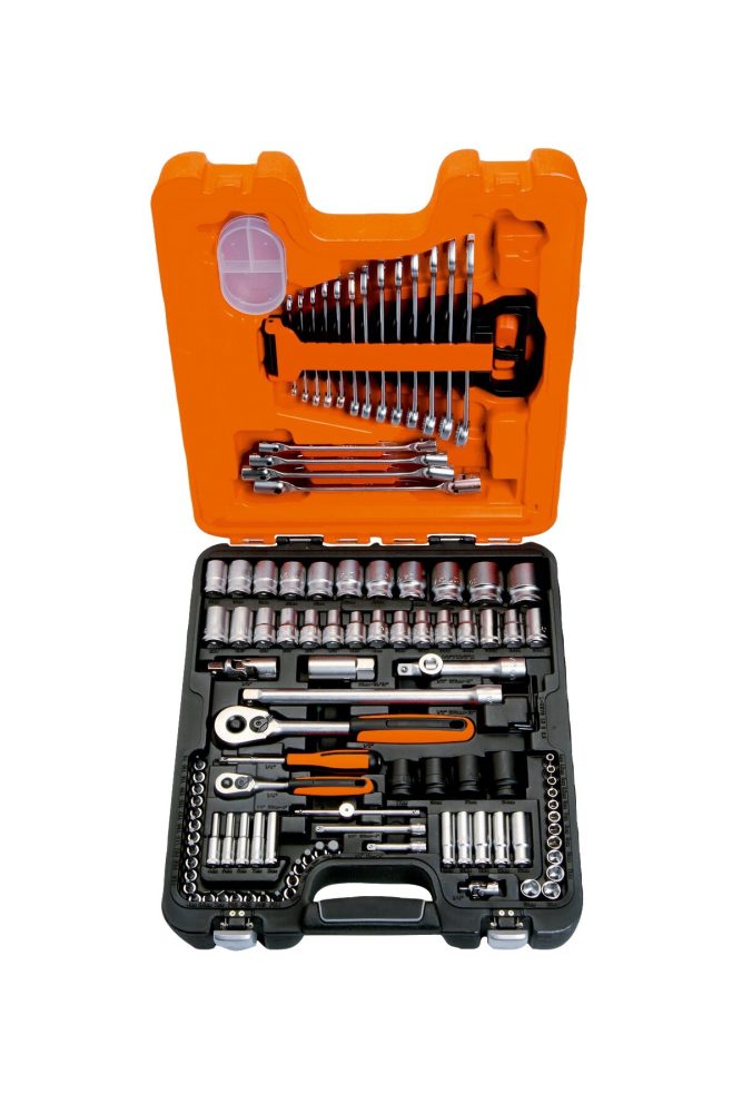 Kjøp Bahco Pipenøkkelsett, 1/2" og 1/4", 108 stk