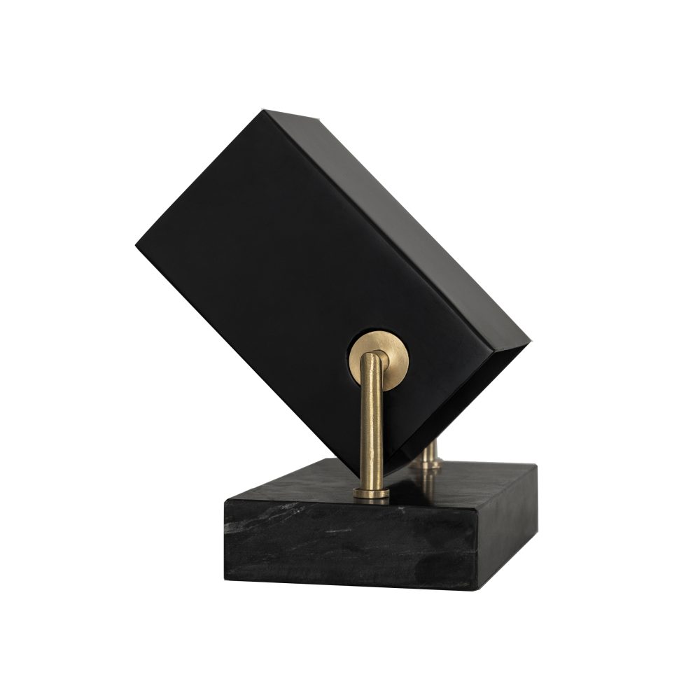 Box golvspotlight, matt svart
