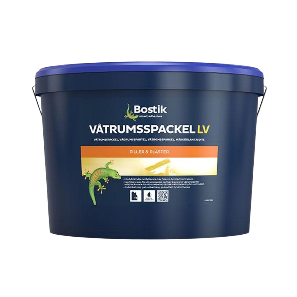 Våtrumsspackel LV 10 Liter Grå/Blå Bostik