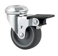 Tente 2475PJO050P30 Länkhjul termogummi, broms, centrumhål 11 mm 50 mm - Bild 2