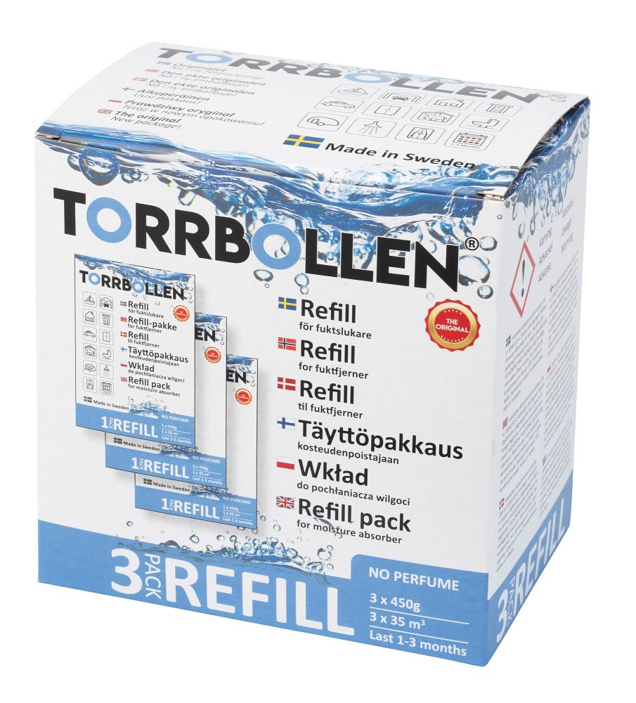 Kjøp Torrbollen Torrbollen refill, 3-pakning