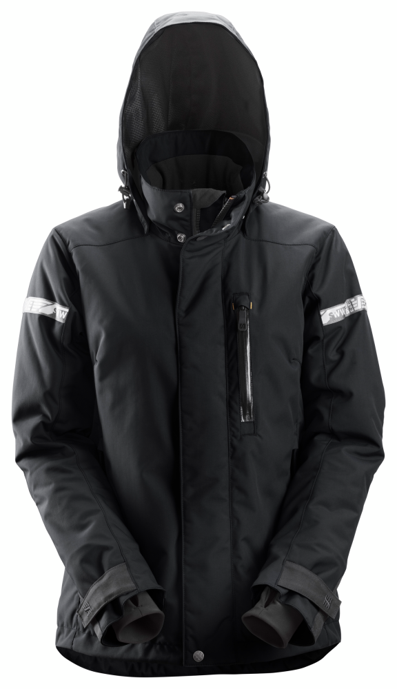 JACKA SNICKERS WORKWEAR D VATTENTÄT AW 37.5, SVART STL M DAM
