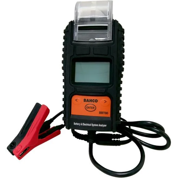 Bahco BBT80 Batteritestare med skrivare, 6 och 12 V