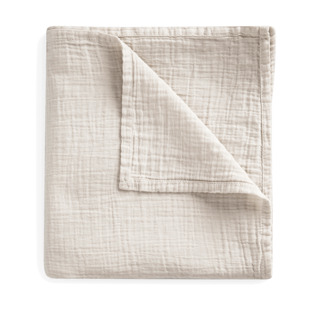 Eggshell Muslin Swaddle filt, 110x110 cm