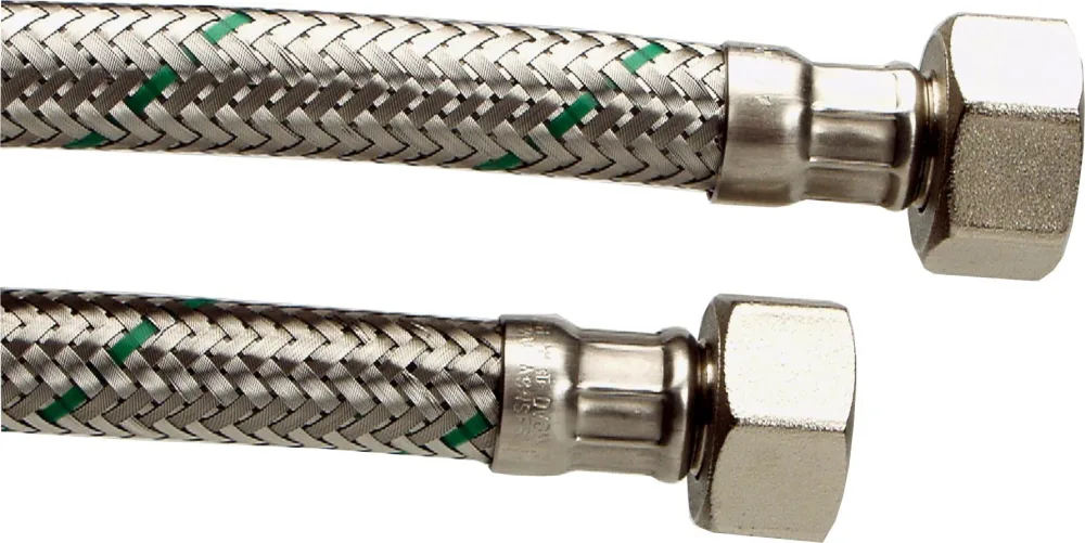 Neoperl 8190393 Anslutningsslang rak/rak, 15x15 mm 400 mm